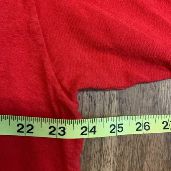 Coca Cola Chenille Logo Red T-shirt XL - Picture 3 of 4